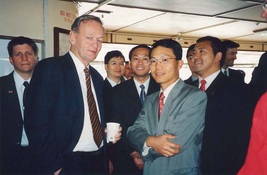 Canadian Prime Minister Jean Chretien visited in February 2001