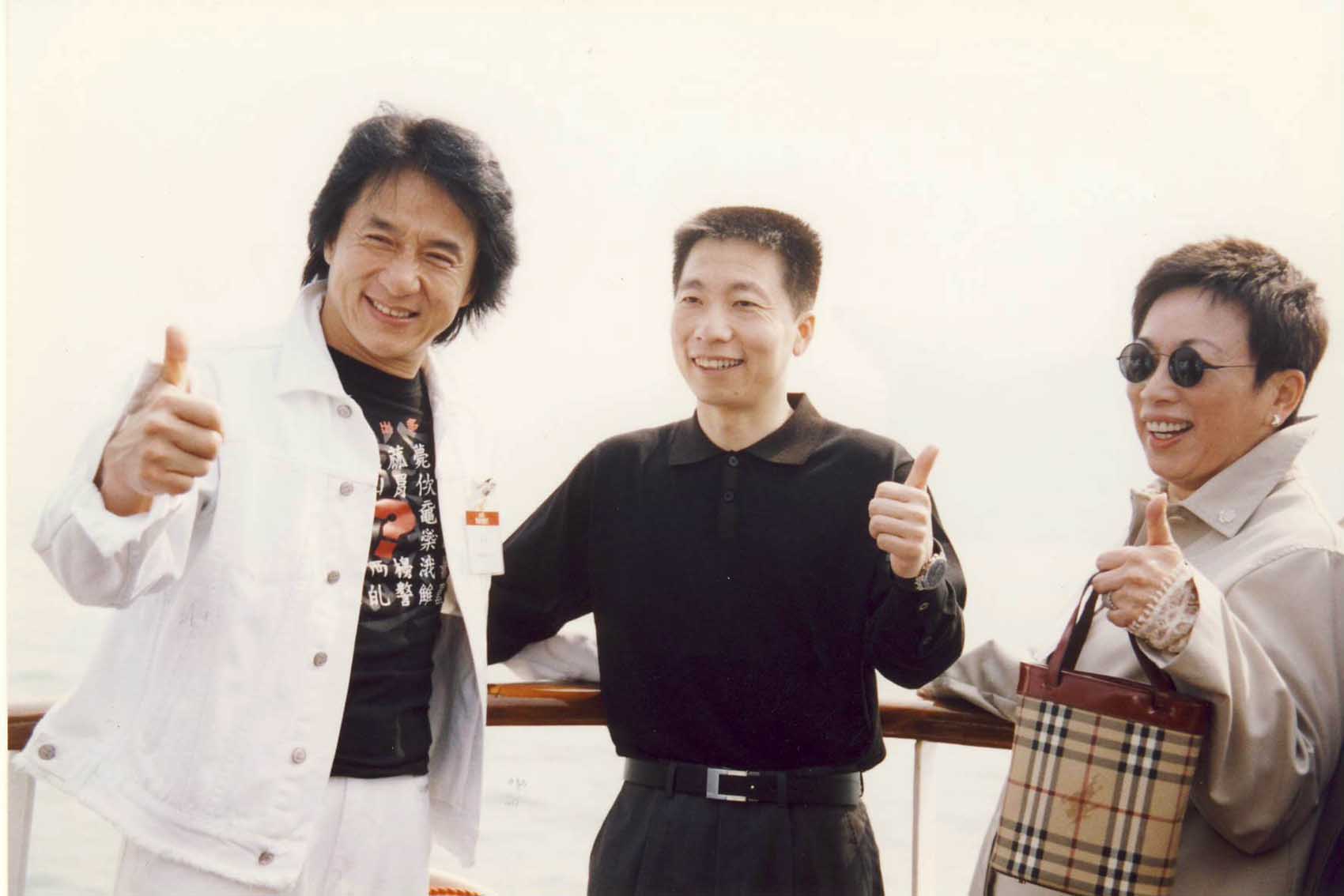 Mr. Yang Liwei (the first Chinese astronaut) and Mr. Jackie Chan (Hong Kong artist) visited in November 2003